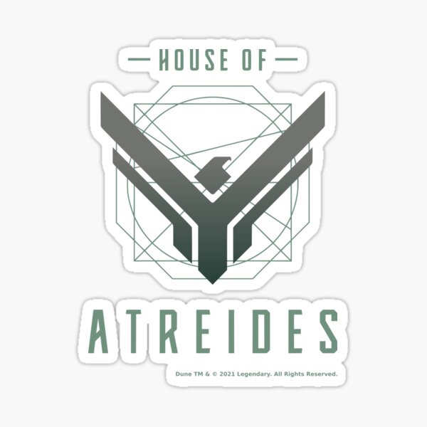 "House of Atreides" Sticker for Sale by MorvernDesigns Redbubble