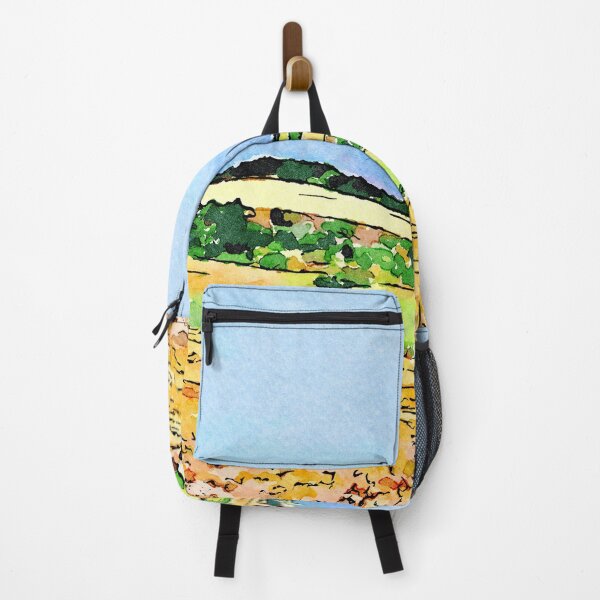 Item preview, Borrello: agricultural landscape with two hay bales designed and sold by Giuseppe Cocco.