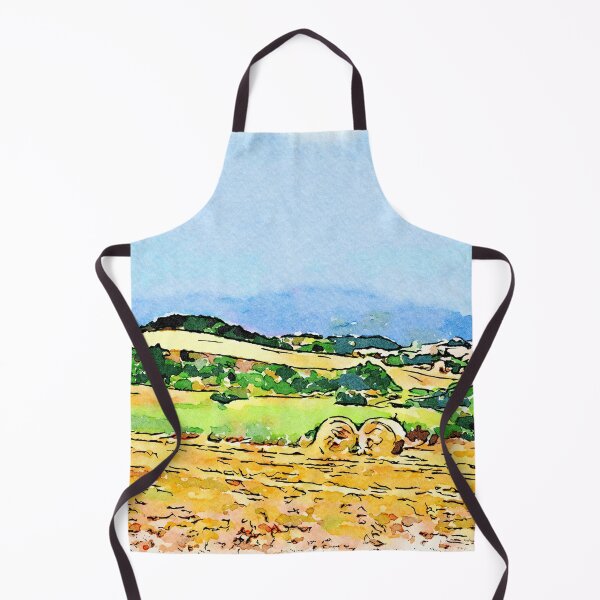 Item preview, Borrello: agricultural landscape with two hay bales designed and sold by Giuseppe Cocco.