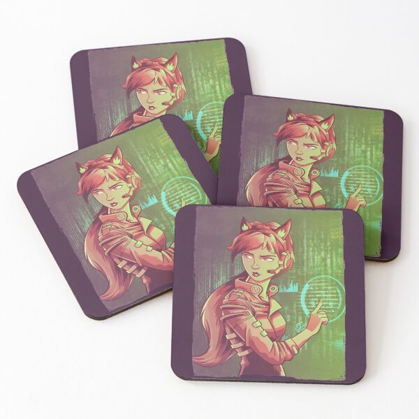 Item preview, Cyberpunk Fox Girl designed and sold by Powers Art.