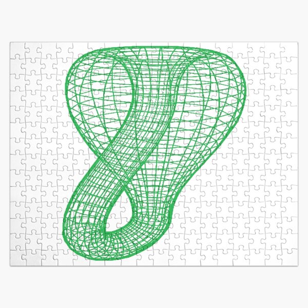 Two-dimensional representation of the Klein bottle immersed in three-dimensional space, #TwoDimensional, #representation, #KleinBottle, #immersed, #ThreeDimensional, #space Jigsaw Puzzle