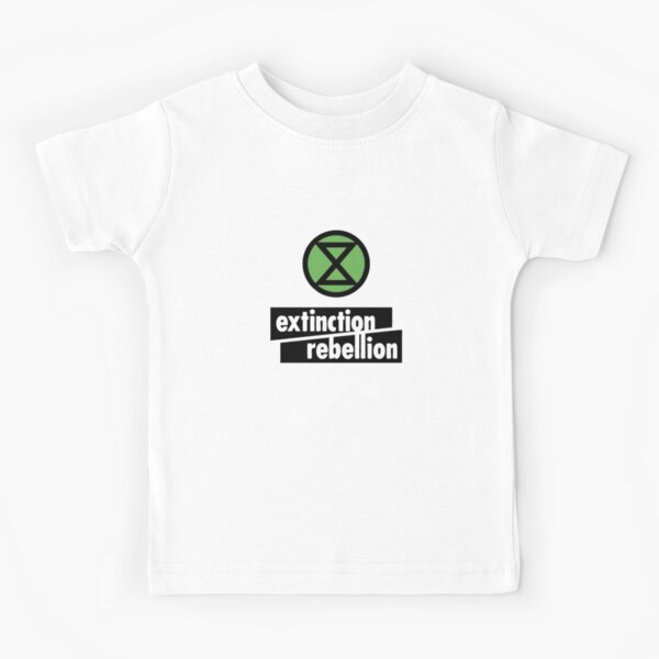 Extinction Rebellion T Shirt Funny Climate Politics Fans Kids Children Tee Top