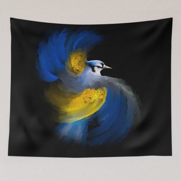 Item preview, Floral Bluejay  designed and sold by faztheartnoob.