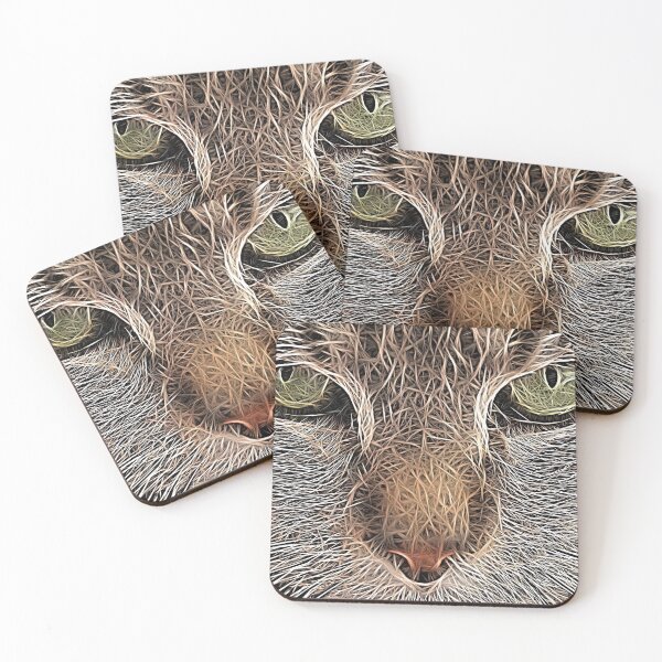 Item preview, Art Cat Olly - Fibre (0169) designed and sold by AndyDoughty.