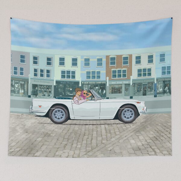 Item preview, New White TR5 with Minilite wheels designed and sold by Bigs66.