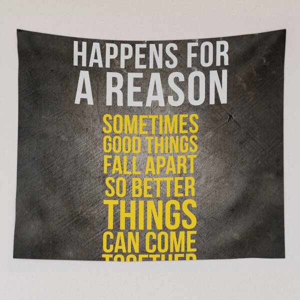 Item preview, Everything happens for a reason designed and sold by canvaskrystian.