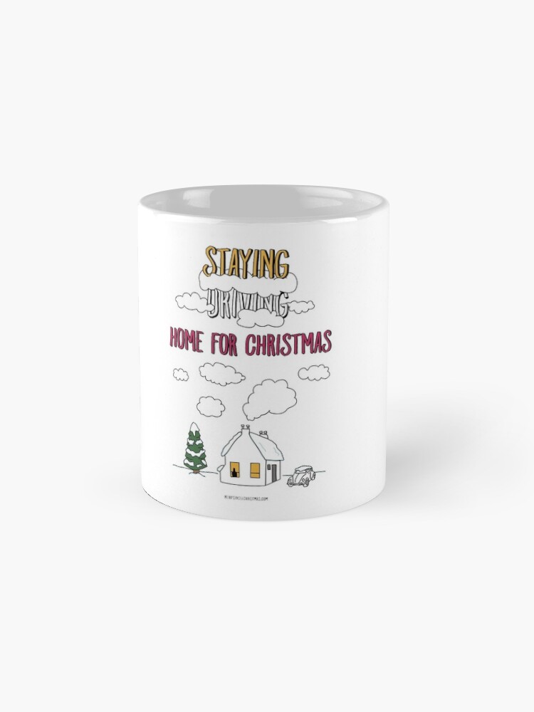 Thumbnail 4 of 6, Coffee Mug, Staying home for Christmas designed and sold by singlechristmas.