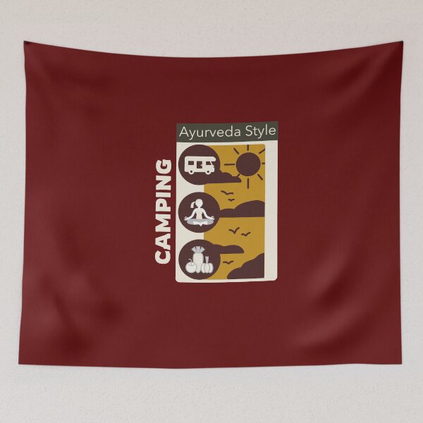 Item preview, Camping Ayurveda Style designed and sold by Ayurveda Fun Store.