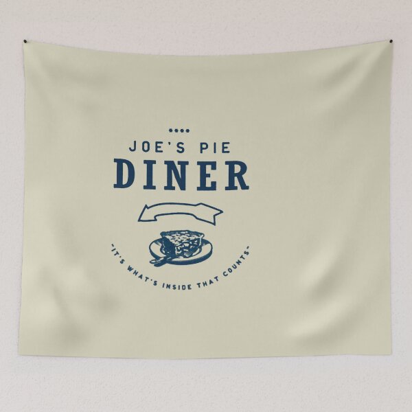 Item preview, Joe's Pie Diner - It's What's Inside That Counts Pie Slice - Waitress the Musical - Broadway, West End designed and sold by westendwilly.