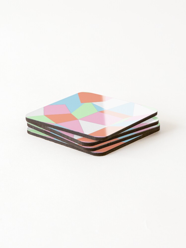 Thumbnail 4 of 5, Coasters (Set of 4), Color Block designed and sold by PippersDesign.