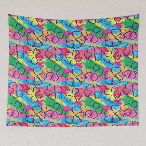Item preview, Lovely and colorful pattern of flowers designed and sold by ChatterFox.