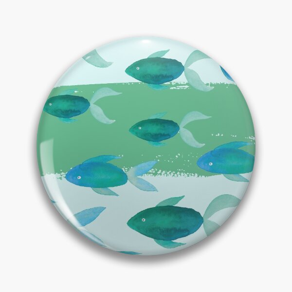 Item preview, A pattern of swimming fish designed and sold by ChatterFox.
