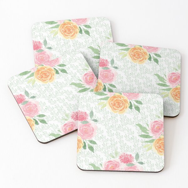 Item preview, Bright colorful flower pattern decoration designed and sold by ChatterFox.