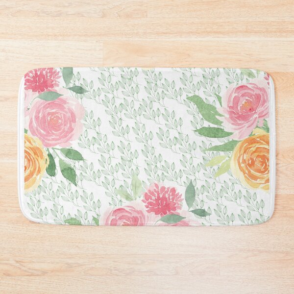 Item preview, Bright colorful flower pattern decoration designed and sold by ChatterFox.