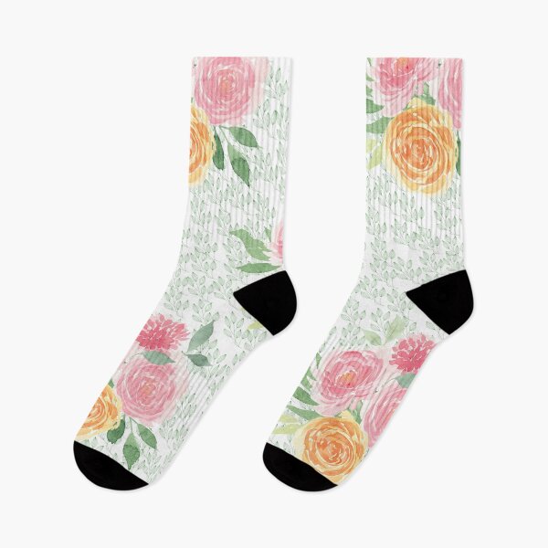 Item preview, Bright colorful flower pattern decoration designed and sold by ChatterFox.
