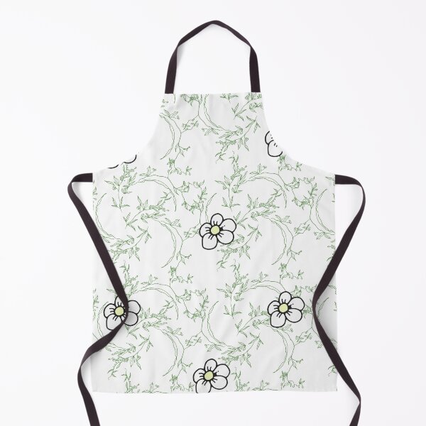 Item preview, Flower bed white and green pattern designed and sold by ChatterFox.