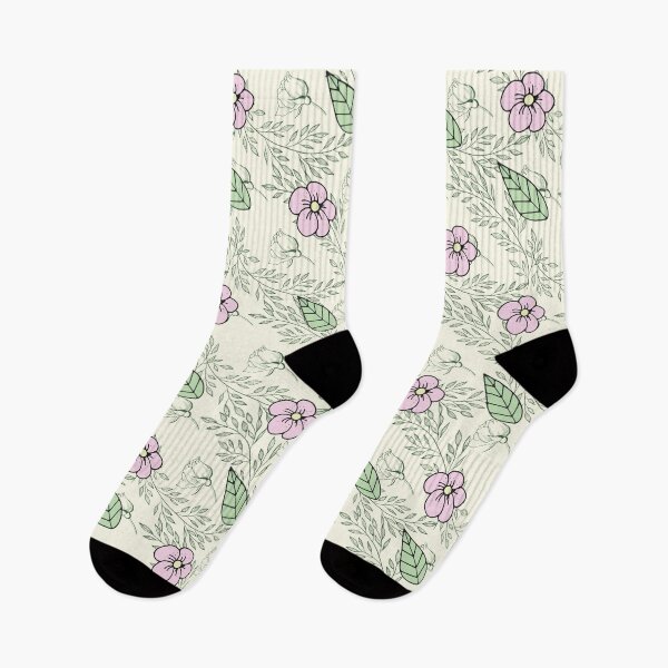 Item preview, Soft flower bed pattern designed and sold by ChatterFox.