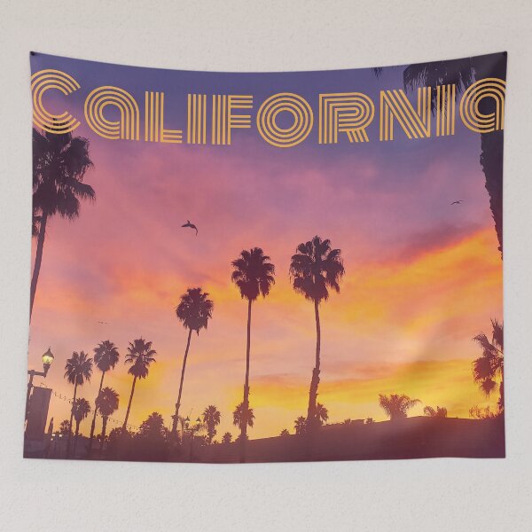 Item preview, Pink California Beach Sunrise designed and sold by BubbleCrumbs.