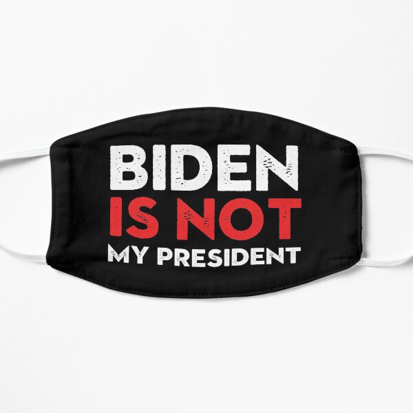 Vintage Biden ist nicht mein Präsident Flache Maske