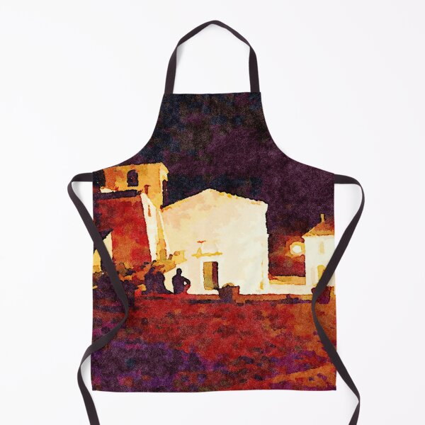 Item preview, Borrello: boys sitting in front of the church at night designed and sold by Giuseppe Cocco.
