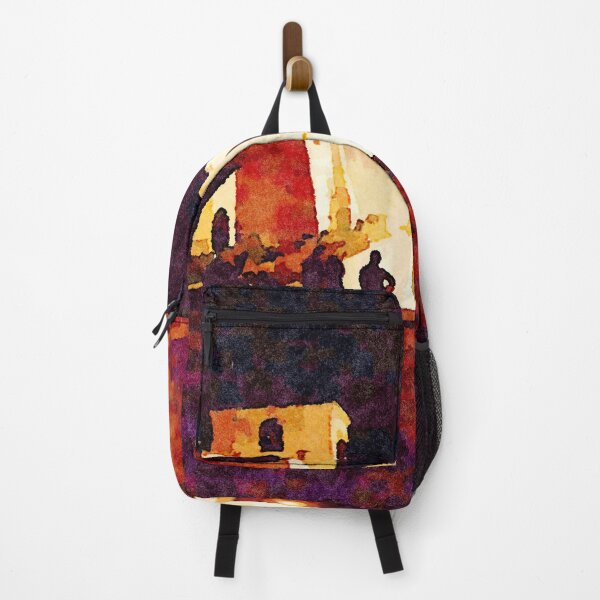 Item preview, Borrello: boys sitting in front of the church at night designed and sold by Giuseppe Cocco.