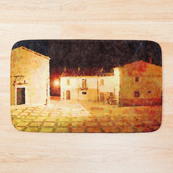 Item preview, Borrello: buildings at night designed and sold by Giuseppe Cocco.