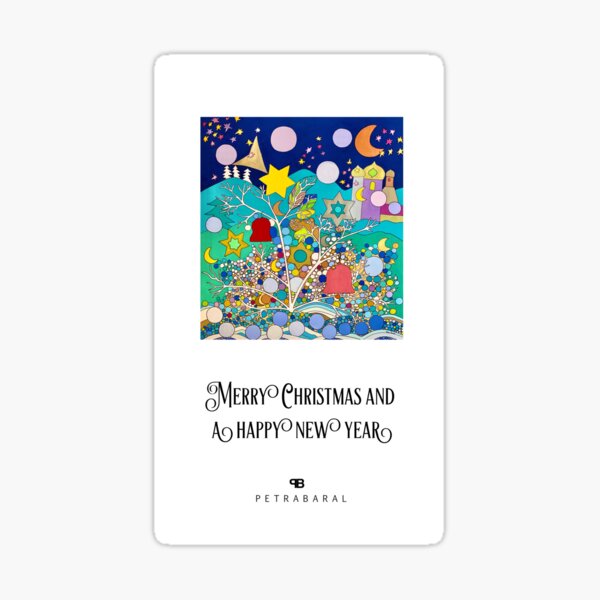 Christmas Card 4 Sticker