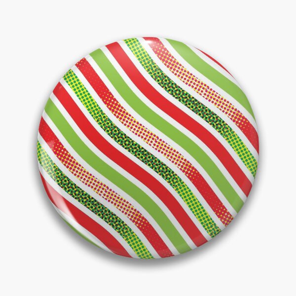 Artikelvorschau, Pop Art Waves Bio-Muster - Chili Red & Lime Green entworfen und verkauft von RoguePatterns.