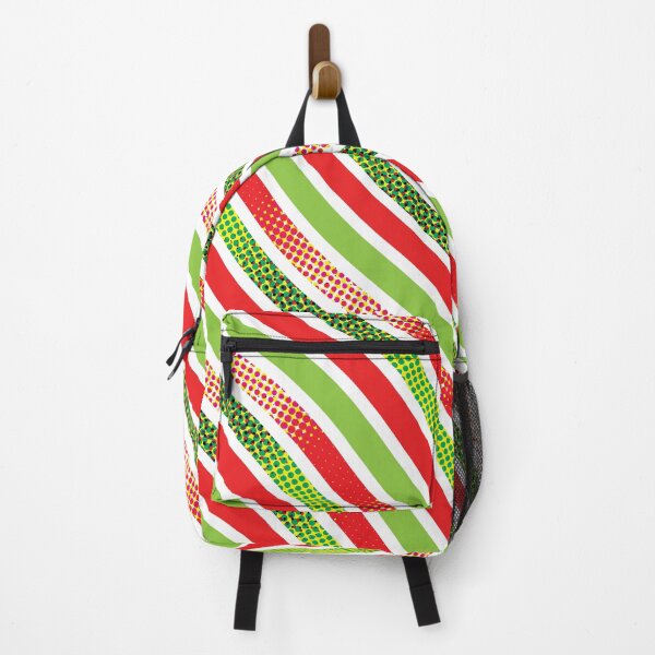 Item preview, Pop Art Waves Organic Pattern – Chili Red & Lime Green designed and sold by RoguePatterns.