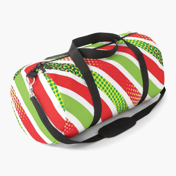 Item preview, Pop Art Waves Organic Pattern – Chili Red & Lime Green designed and sold by RoguePatterns.