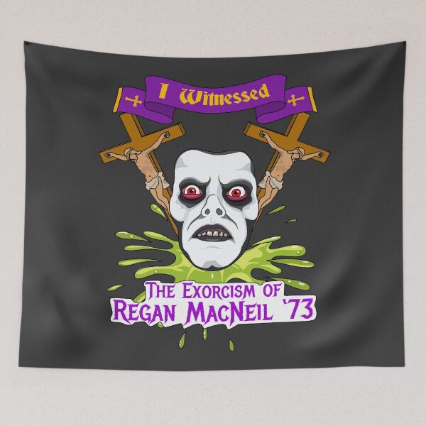 Item preview, The Exorcist | I Witnessed The Exorcism of Reagan MacNeil 1973 designed and sold by Horrorshow Art.