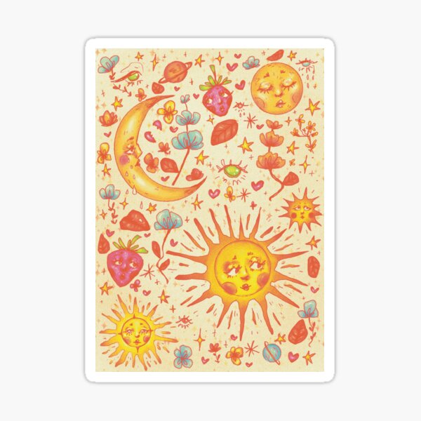 Vista previa del artículo con la obra «Primavera celestial», diseñado y vendido por volttrash.