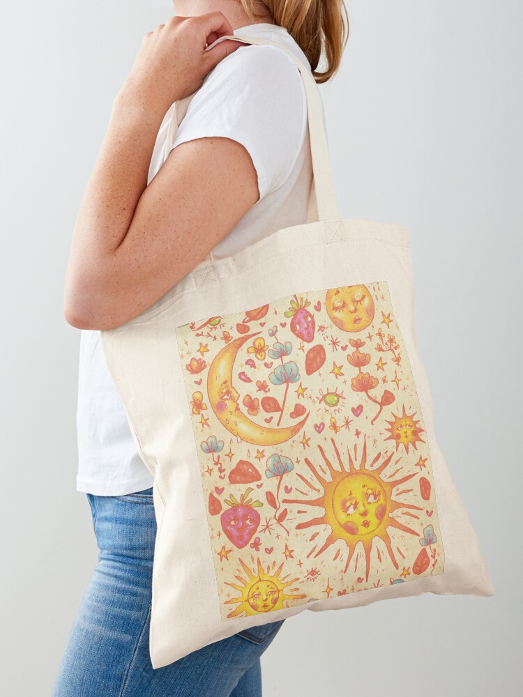 Thumbnail 1 of 5, Tote Bag, Celestial Spring designed and sold by Liz Westgate.