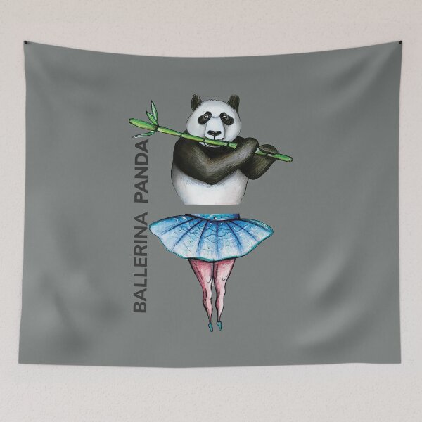 Item preview, BALLERINA PANDA by FrankenDuo trojan grey designed and sold by FrankenDuo.