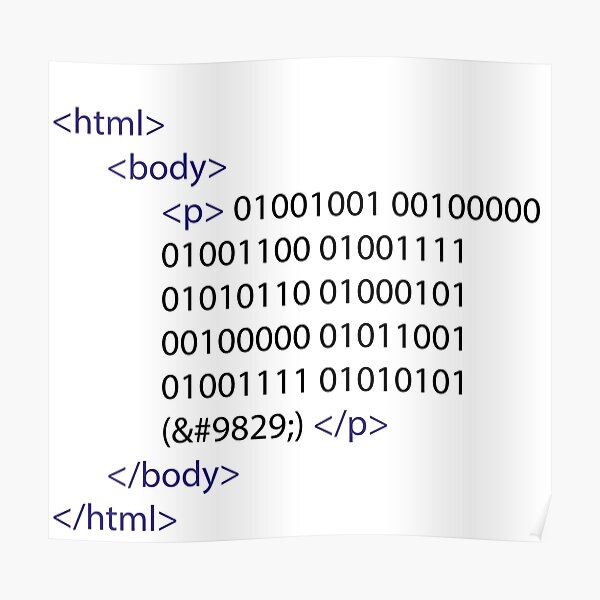 Poster Ich Liebe Dich Bin C3 A4r Redbubble