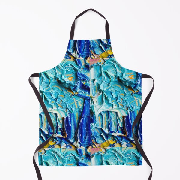 Item preview, Blue Abstract Oil Painting  designed and sold by newburyboutique.