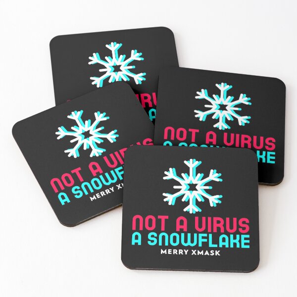Item preview, Merry Xmask 2020 Quarantine Christmas Funny Not a Virus Snowflake Design designed and sold by UrTops.