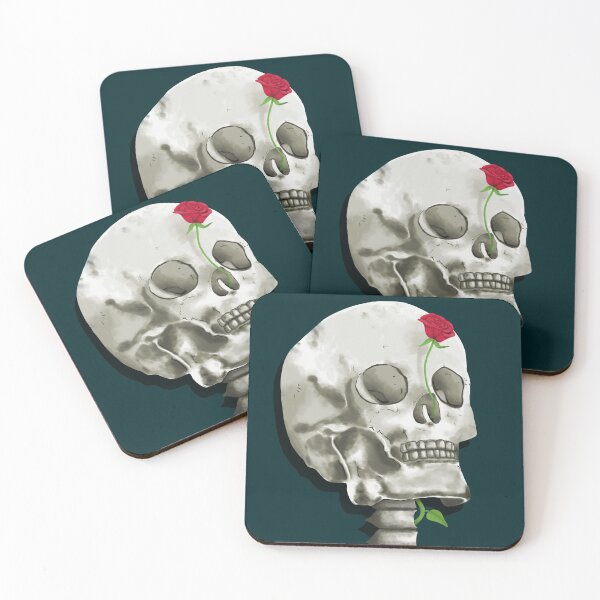 Item preview, Rosebush skull designed and sold by MarionBrugneaux.