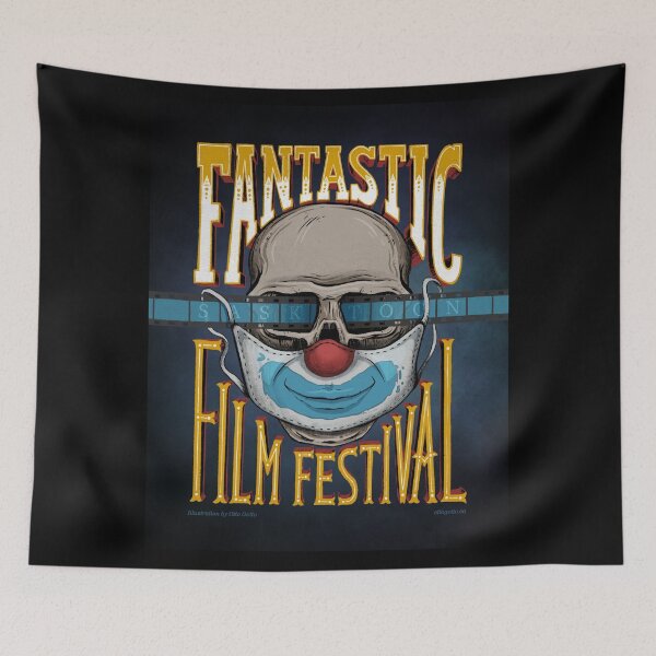 Item preview, Festival de cine fantástico de Saskatoon: mercancía de ilustración 2020 designed and sold by SKFilmFest.