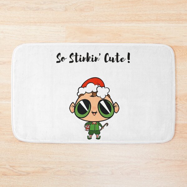 Item preview, Cute Toon Chibi Christmas Elf Is So Stinking Cute designed and sold by StormyMuse.