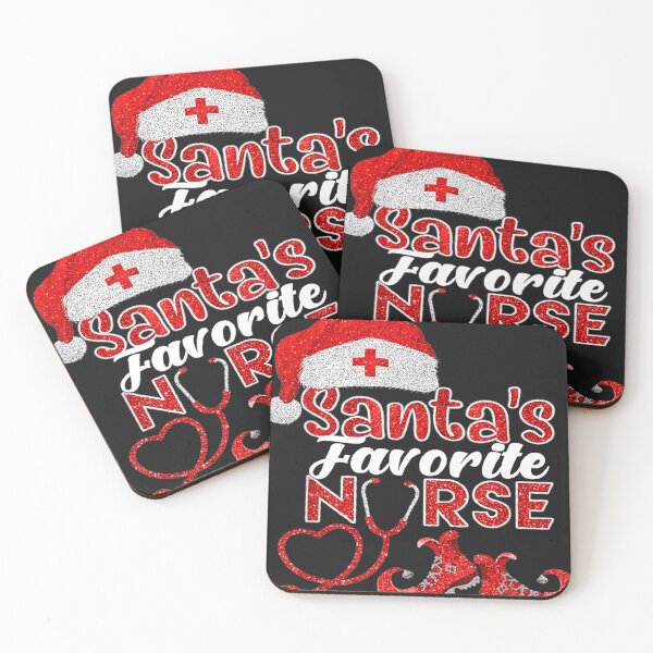 Item preview, Santa's Favorite Nurse Christmas designed and sold by wriunimso.