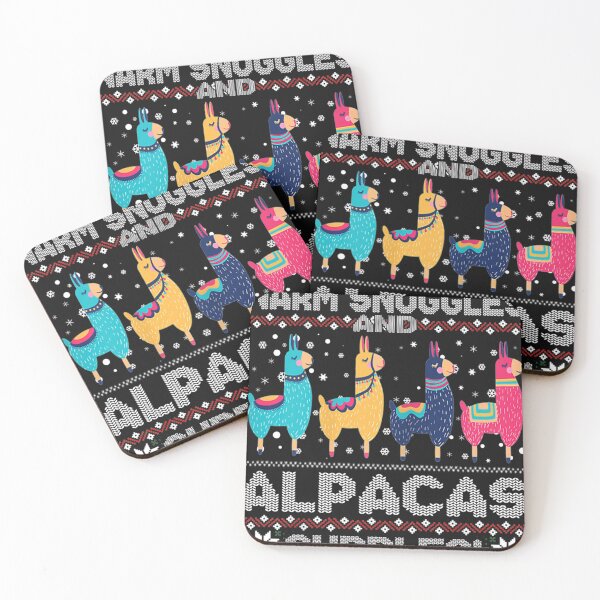 Item preview, Warm Snuggles And Alpacas Cuddles Christmas Ugly designed and sold by wriunimso.