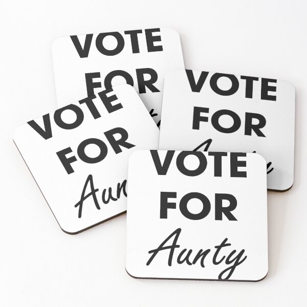 Item preview, Vote for Aunty tshirt - Kamala Harris designed and sold by GoldenDov.
