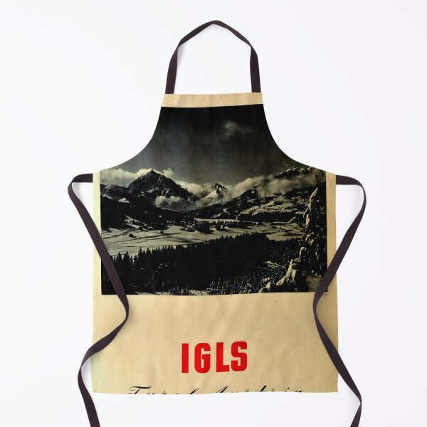 Aperçu de l'œuvre retro Igls créée et vendue par CorasPosters.