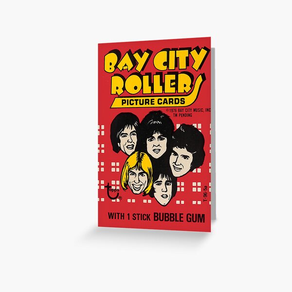 Bay City Rollers - S-A-T-U-R-D-A-Y NIGHT !! Greeting Card