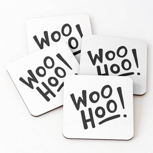 Item preview, Woo Hoo! (black/white) designed and sold by Design Minds Boutique.