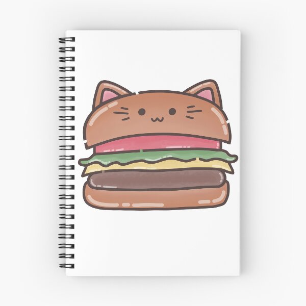 Item preview, Hamburger Cat Foodie designed and sold by akaimochi.
