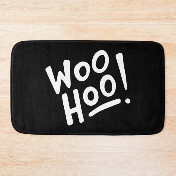 Item preview, Woo Hoo! (white/black) designed and sold by Design Minds Boutique.