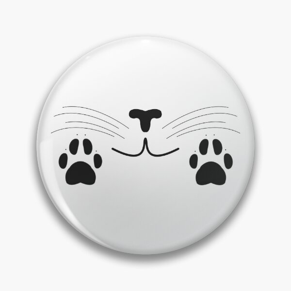 Item preview, Cat Nose and Whiskers with Paws designed and sold by SpitsPixels.