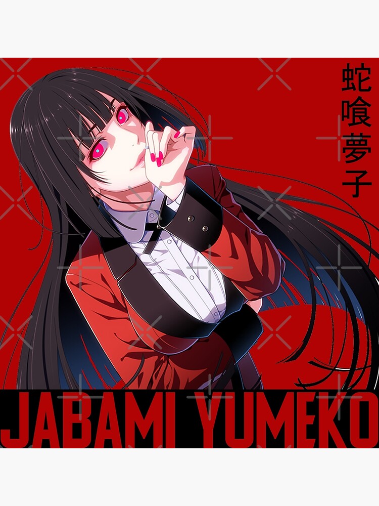 Kakegurui - Yumeko Jabami cards anime Greeting Card for Sale by